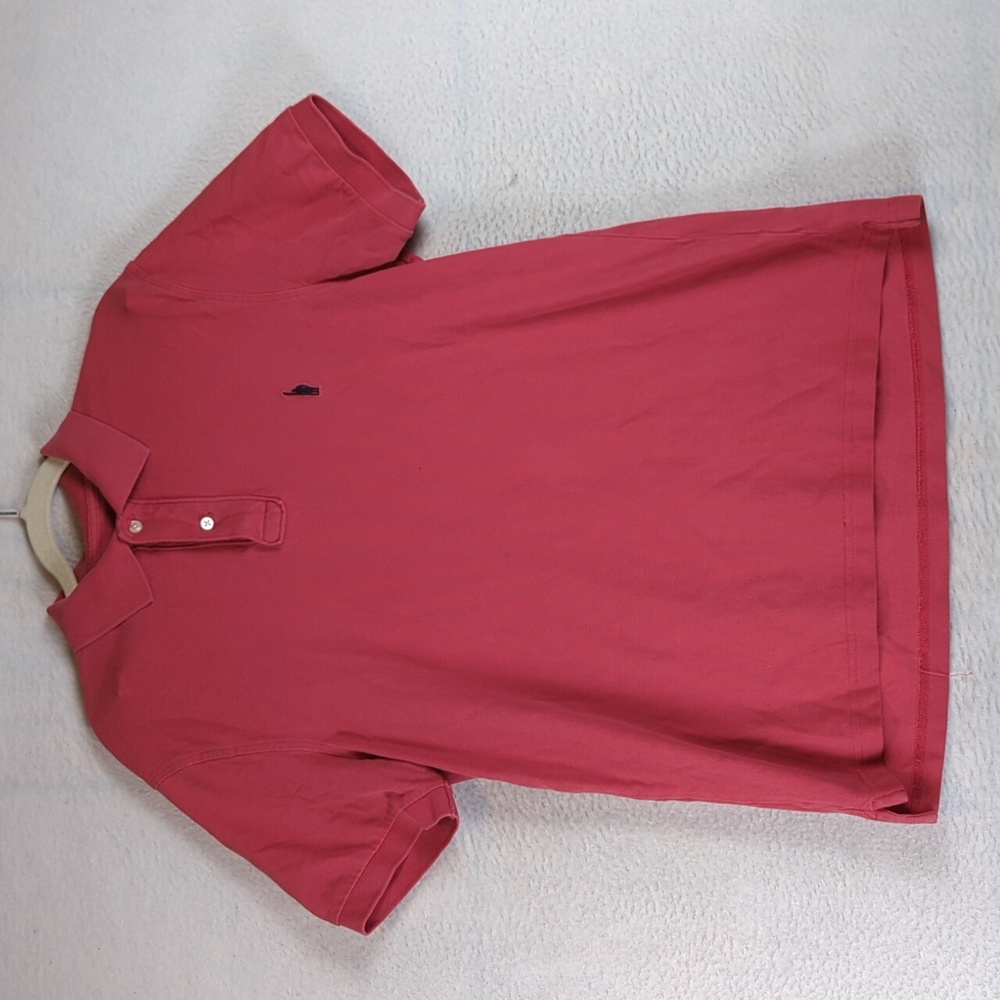 J. Crew Men's Pink Embroidered Logo Polo Shirt Size M